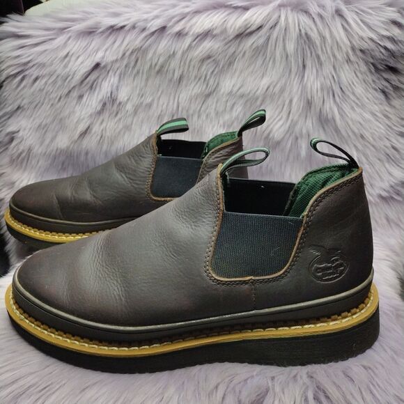 Georgia Boot Other - Georgia Boots Brown Giant Romeo Men’s Size 13 W Low Top Slip On Work Shoes GR274